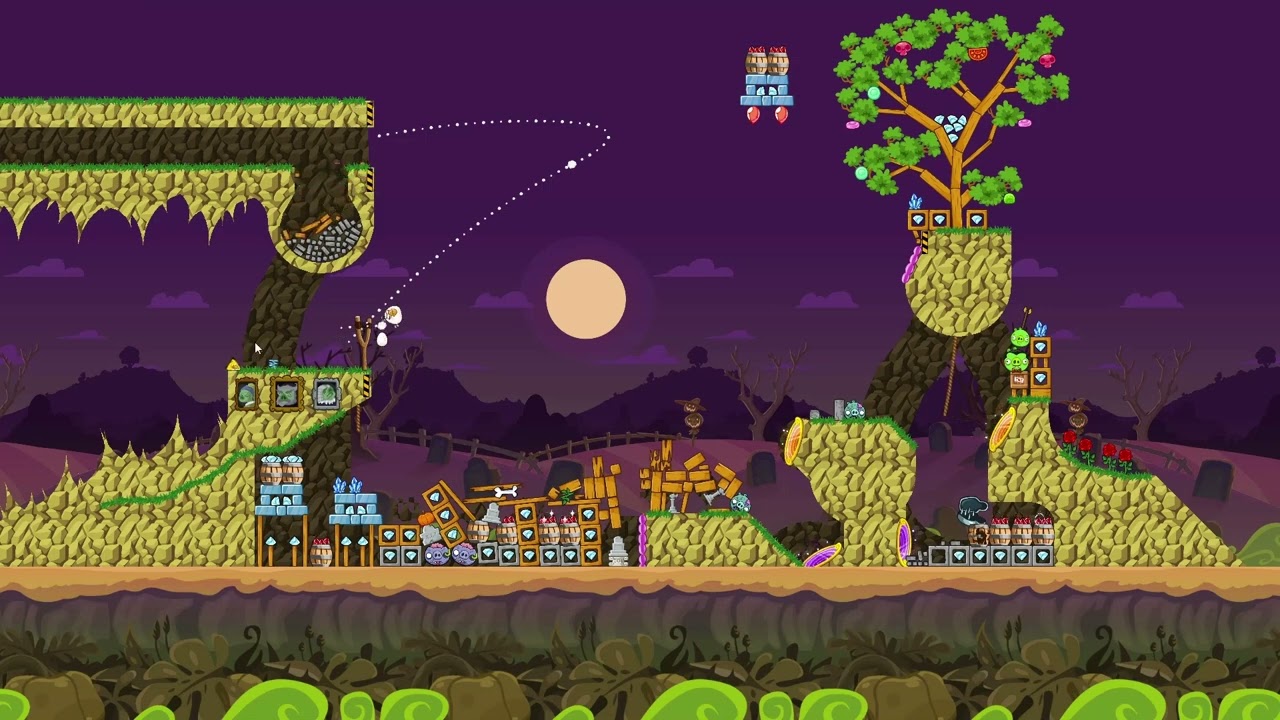Турнир 5 уровня Angry Birds Friends 1638, три звезды, без бонусов, прохождение 29 октября 2025 г.