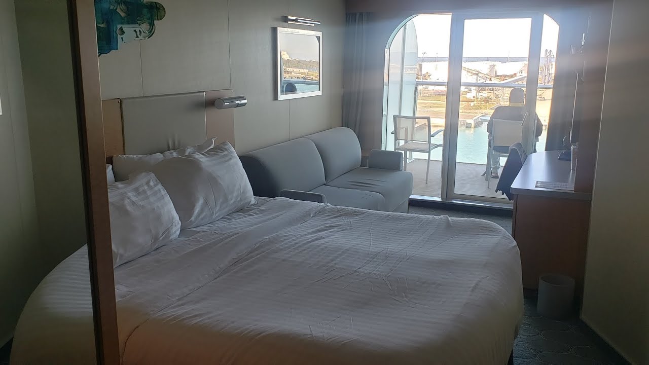 Allure of the Seas | Oceanview with Large Balcony 9196 #cabintour #royalcaribbean #ship #travel
