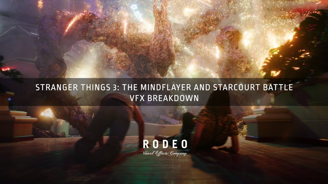 Stranger Things 3 : The Mind Flayer & Starcourt Battle | VFX Breakdown by Rodeo FX