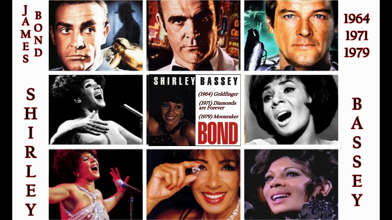 Shirley Bassey Tribute - The Bond Theme Songs - Pictorial w-Lyrics (1964,1971, 1979).