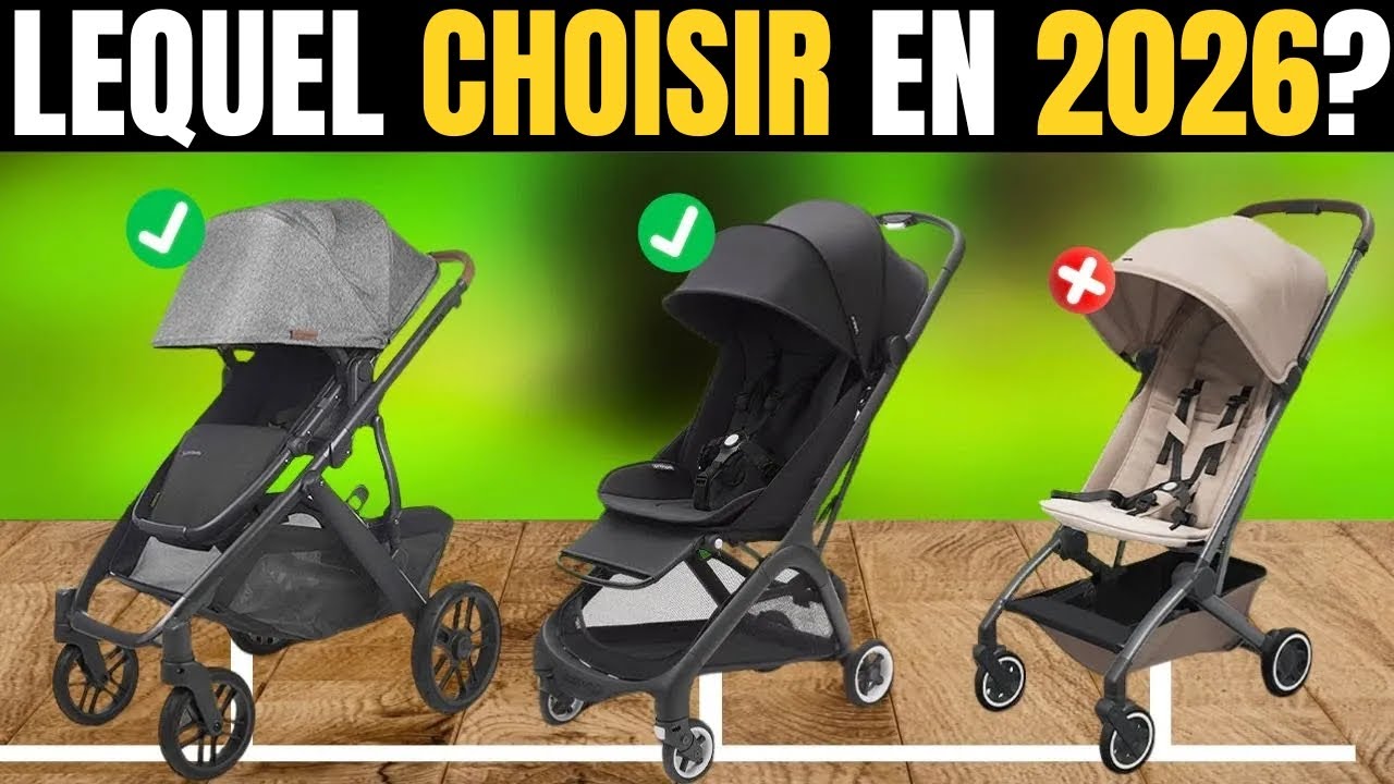 👶🏼 Les 3 Meilleures Poussettes de Bébé de 2026 [NE L'ACHETEZ PAS AVANT D'AVOIR VU CECI]