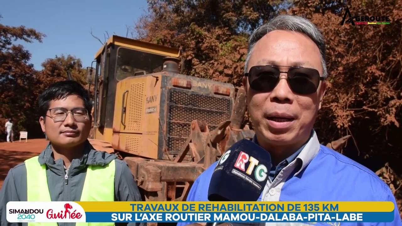 Travaux de réhabilitation de la route Mamou - Labé