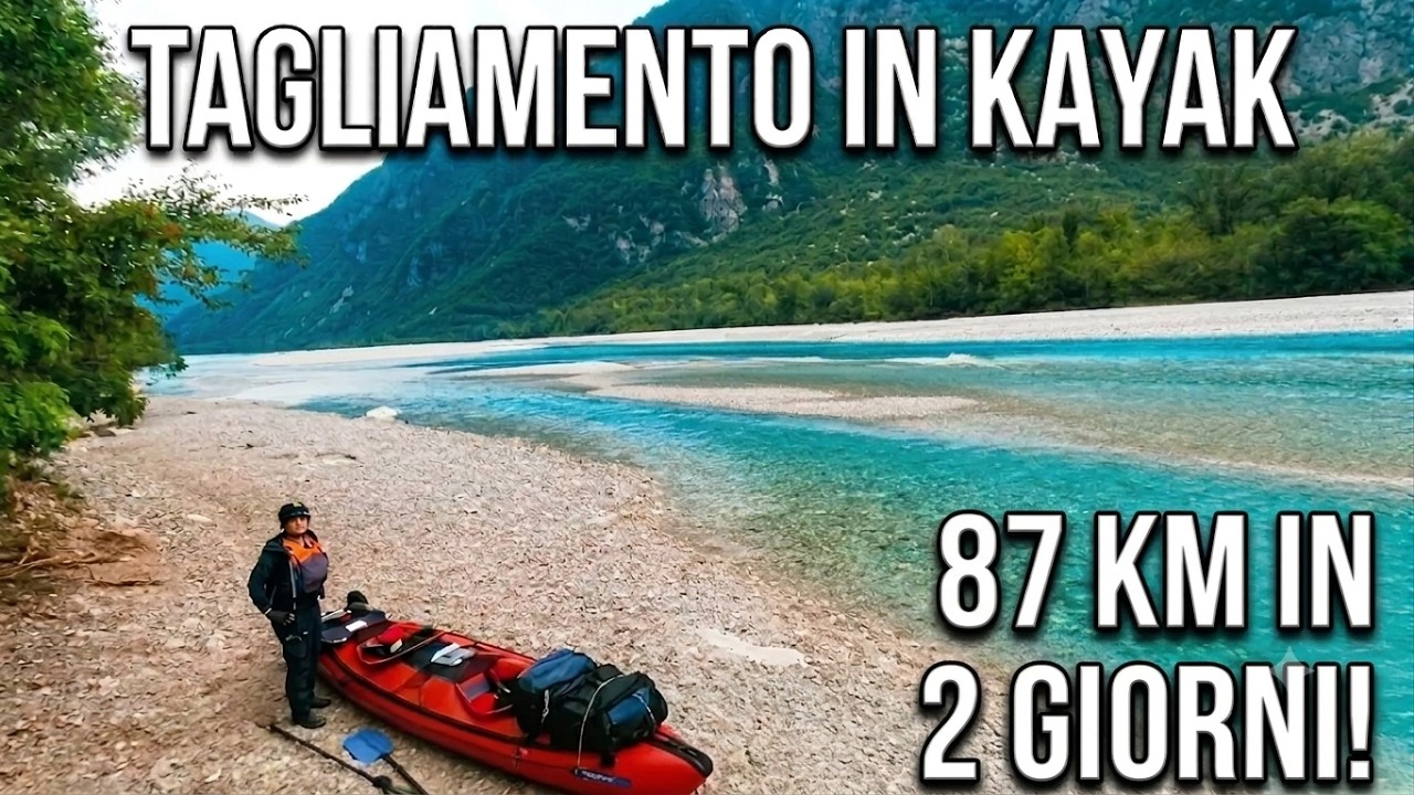 Il Tagliamento in kayak gonfiabile da Venzone a Latisana  | 2 giorni, 87 km 7 trasbordi 1 bivacco