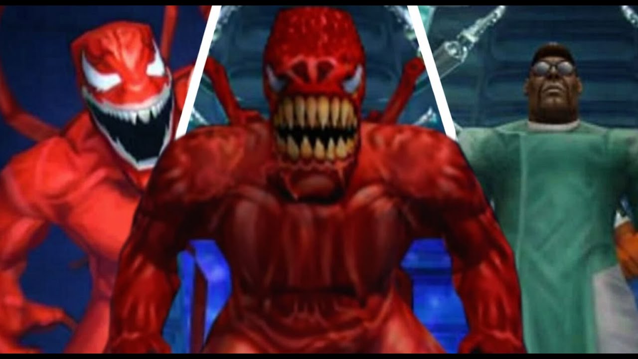 JUEGO FINAL / SPIDERMAN VS CARNAGE, DOC OCK Y FUSION / SPIDERMAN PS1