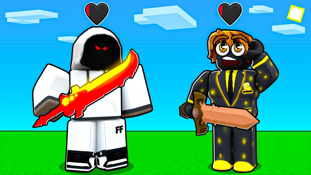 Roblox Bedwars, But You Only Have 1% Health..