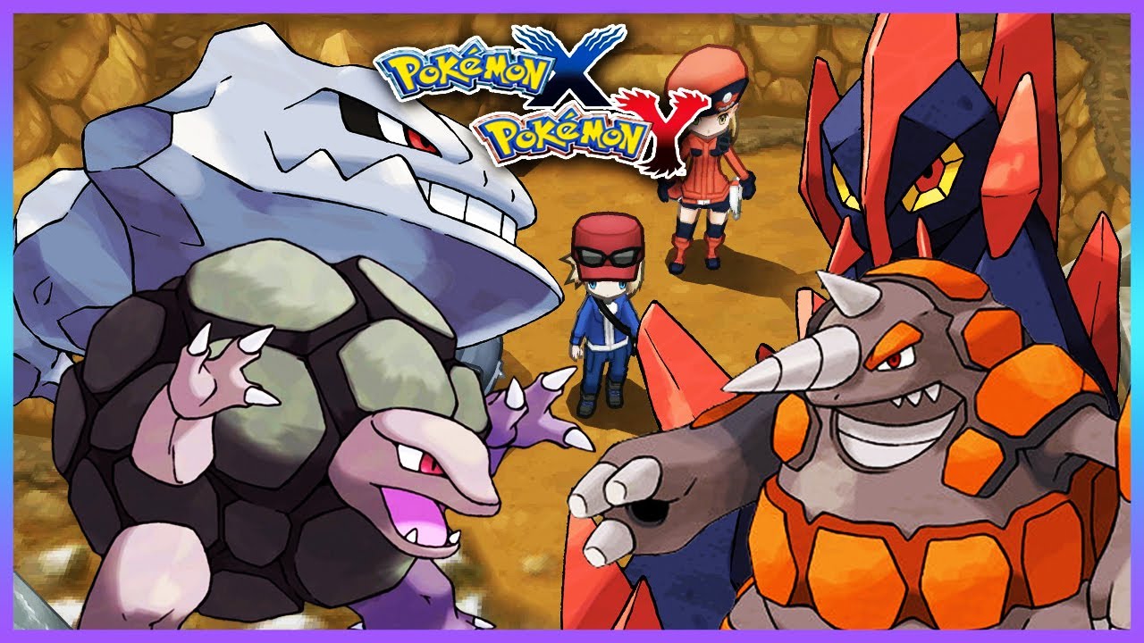Pokemon X & Y - How to Get Golem,Steelix,Rhyperior & Gigalith