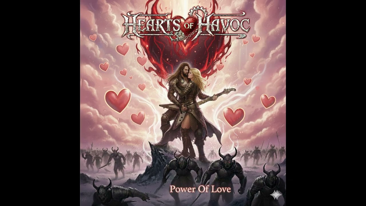 Heart of Havoc - The Power Of Love (Official Lyric Video | Love Metal
