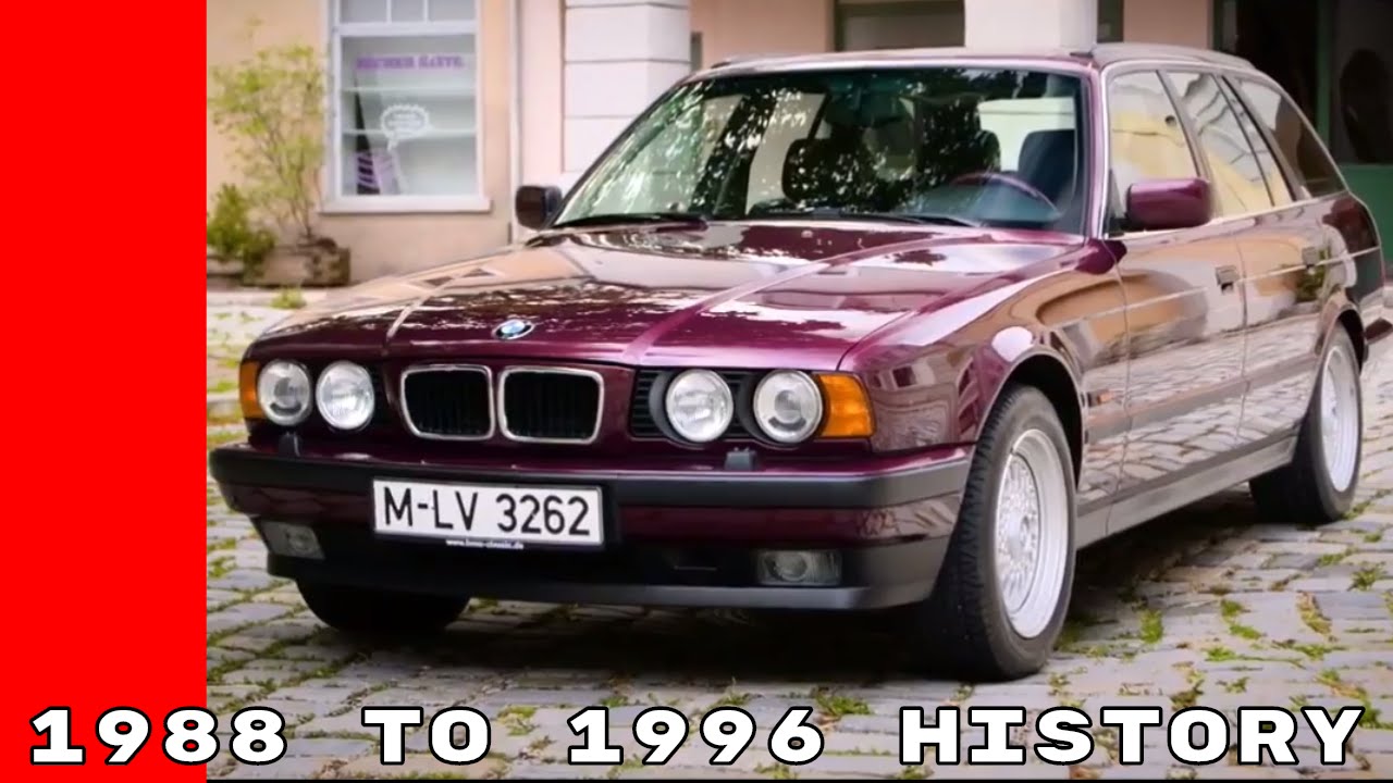 1988 To 1996 3nd Generation E34 BMW 5 Series History