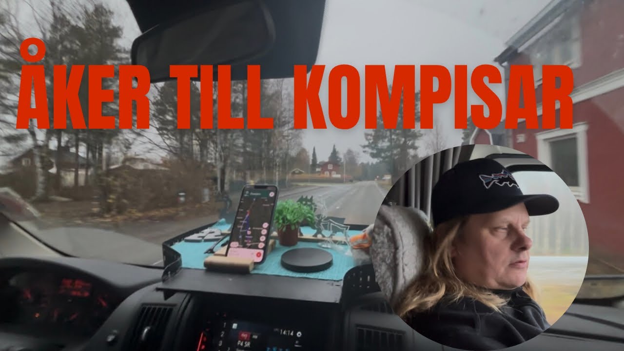 &Aring;ker och h&auml;lsar p&aring; kompisar i V&auml;sterbotten 