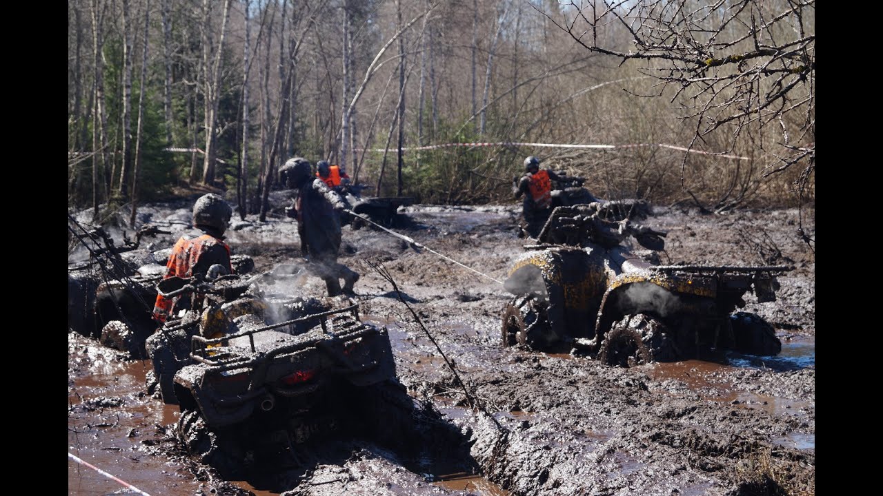 ATVs Off-road | Mud race || Madona 2016