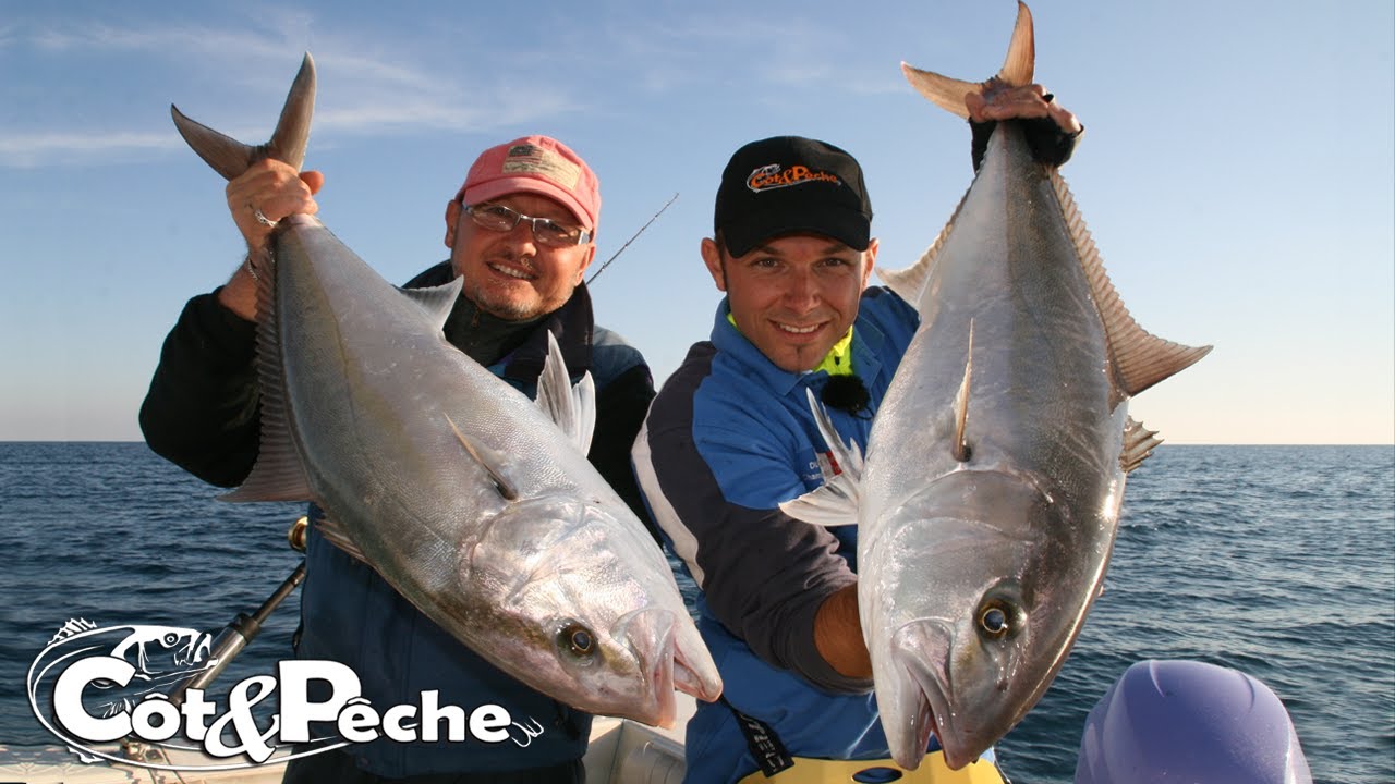 Pêche de la sériole en traine lente, avec Yan Dulière.