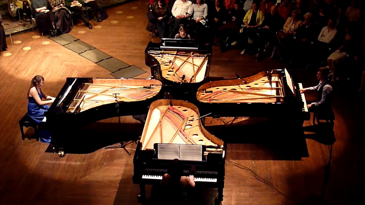 LIVE [HD] Canto Ostinato | COMPLETE | Rondane Kwartet | 4 Fazioli Pianoforti | April 2017