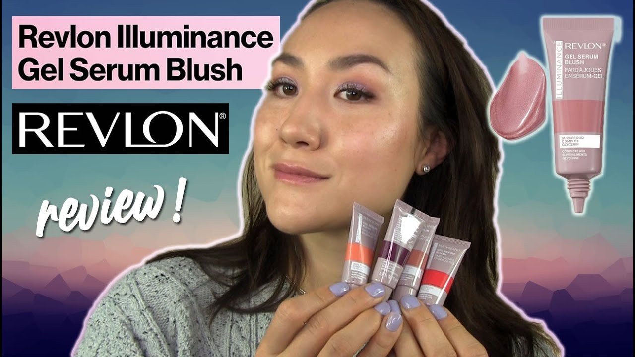 Revlon Illuminance GEL SERUM BLUSHES // Application, Swatches, Review