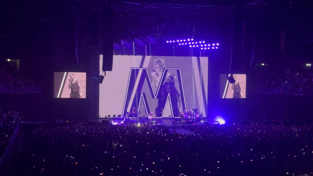 Depeche Mode - Never Let Me Down Again (Live in Berlin at Mercedes-Benz Arena 13.02.2024 4K)