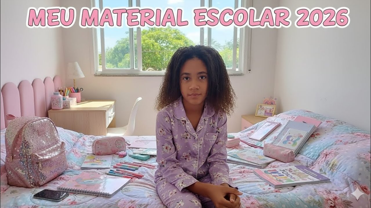 Tour pelo meu material escolar 2026 