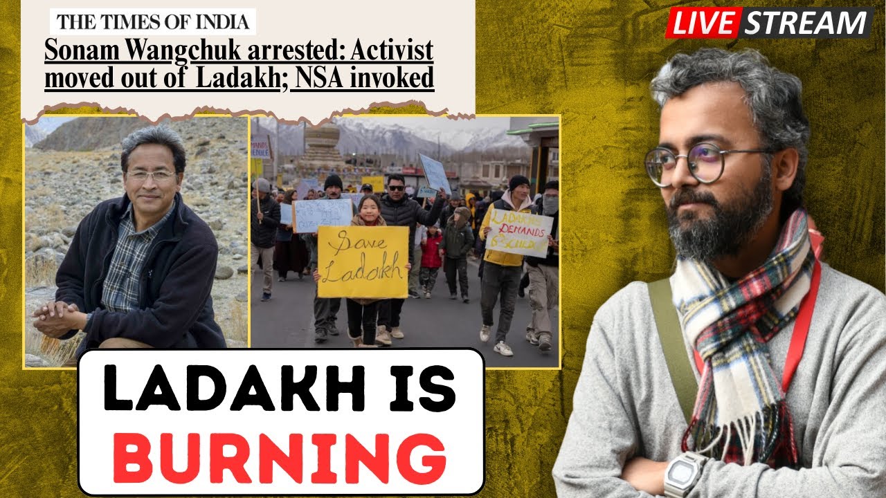 Ladakh protests turn violent; Sonam Wangchuk arrested | POLITICAL THERAPY SHOW