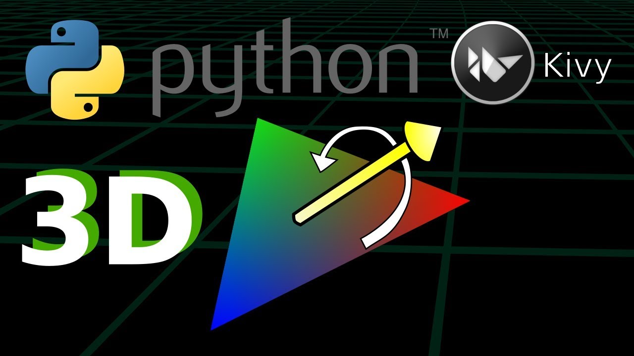 4 - Python Kivy 3D - Girando um objeto 3D no Kivy