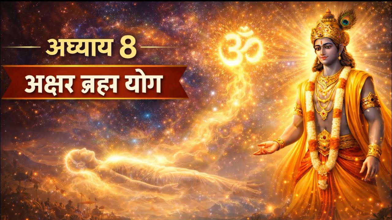गीता अध्याय 8 का पूरा अर्थ | मृत्यु के बाद क्या होता है?