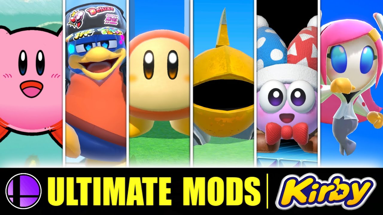 Kirby Mods in SMASH ULTIMATE! (Part 2)