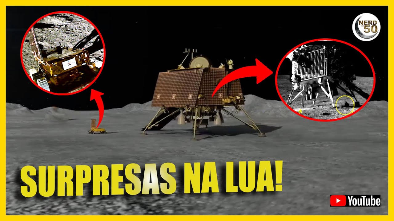 CHANDRAYAAN 3 - primeiras DESCOBERTAS e novas imagens da  LUA