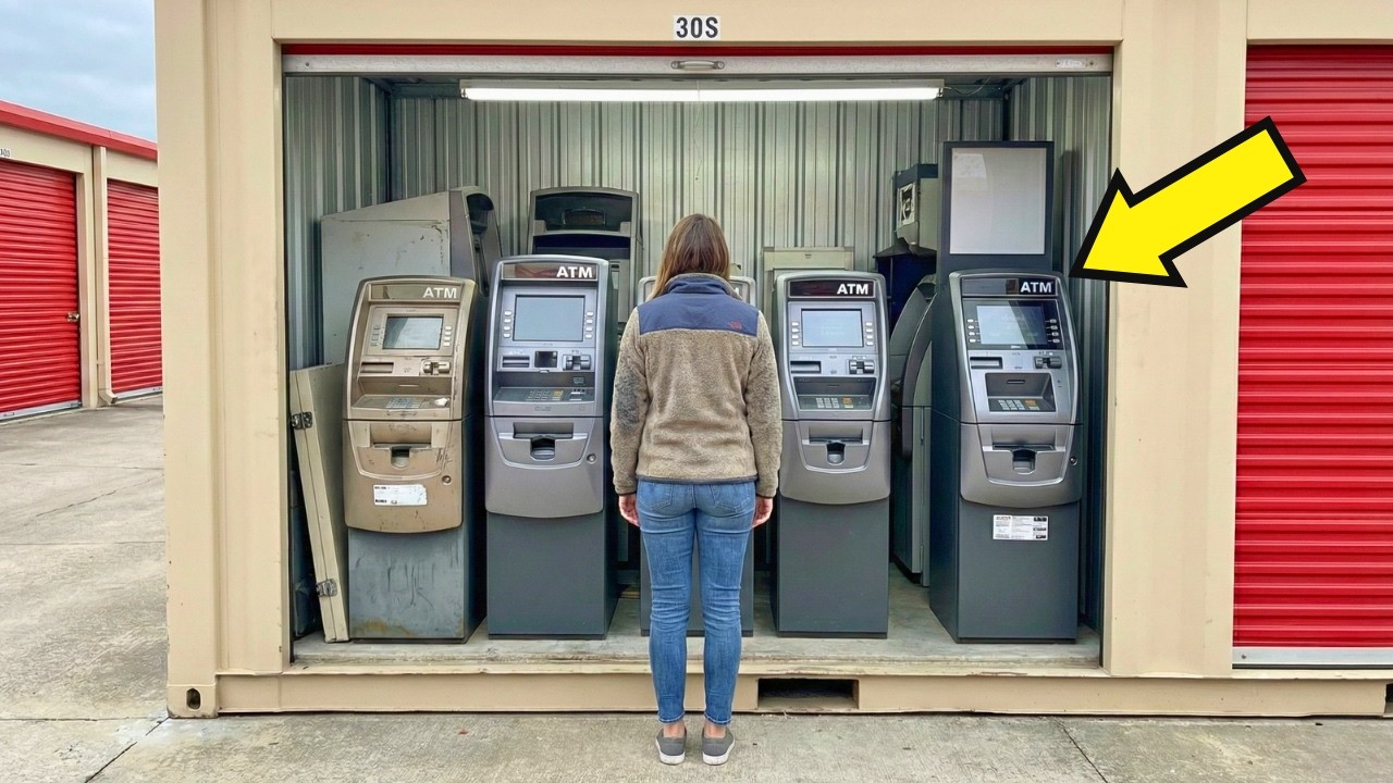 Single Mom Buys Storage Unit Full of Abandoned ATMs… The Story Behind Them Blew My Mind