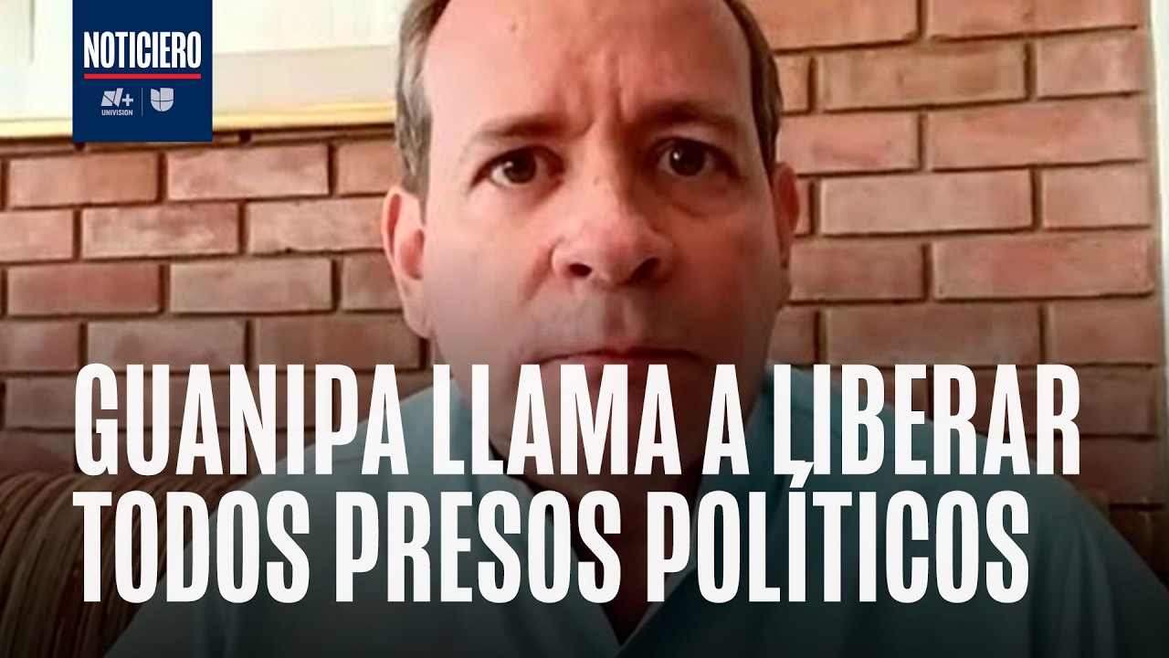 Juan Pablo Guanipa tras su liberación: 