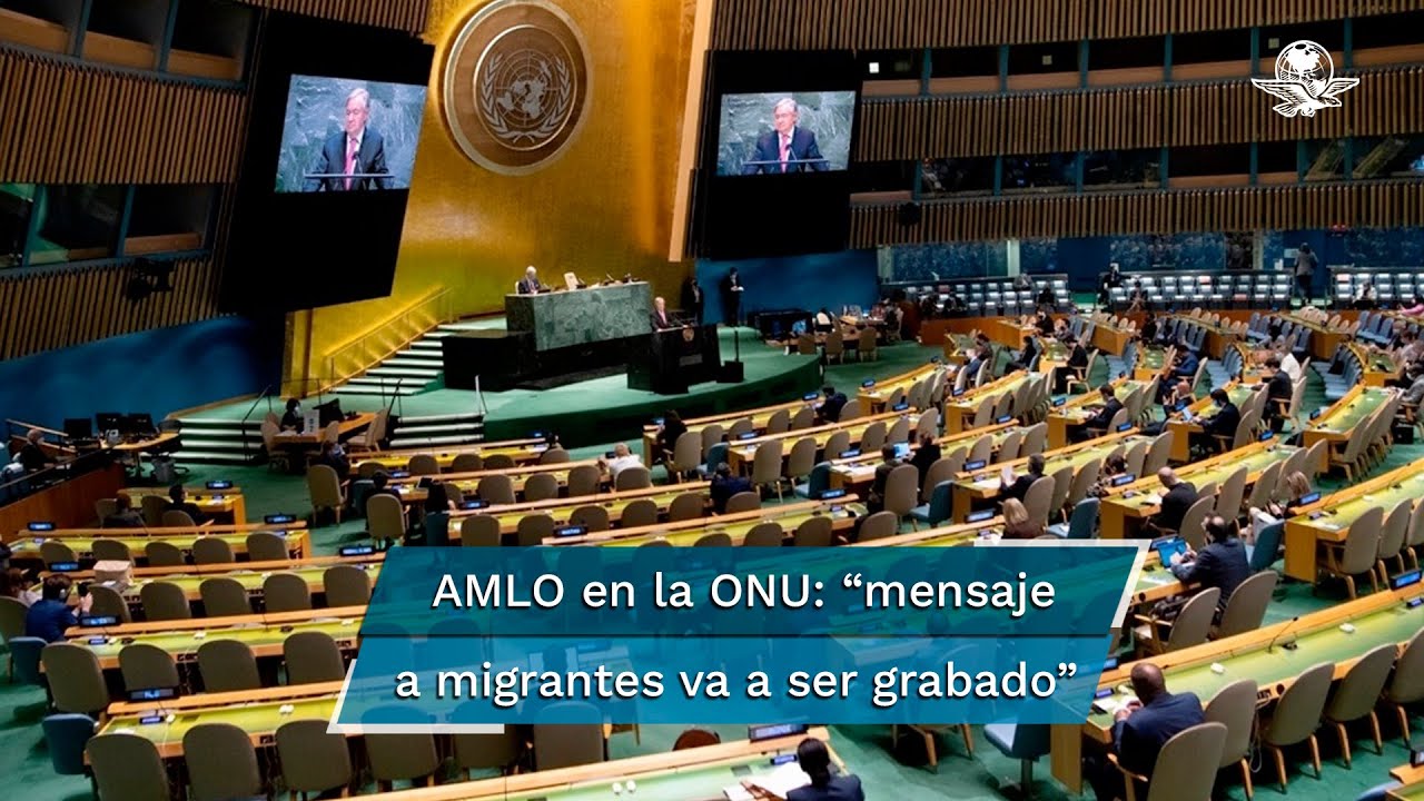 AMLO prev&eacute; enviar mensaje a migrantes mexicanos desde la ONU en Nueva York, EU