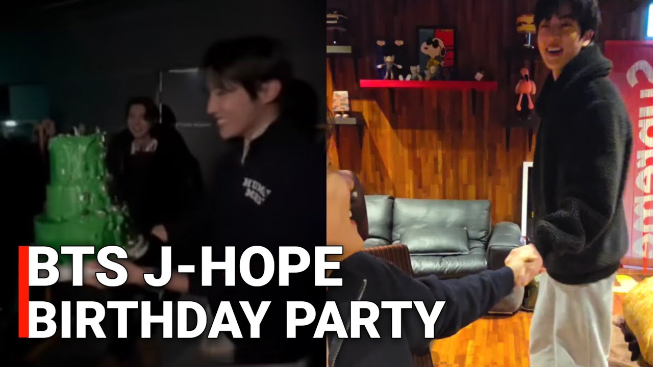 J-Hope Birthday Party with BTS Members Suga, Jin, Taehyung & RM Celebrating Him 2026