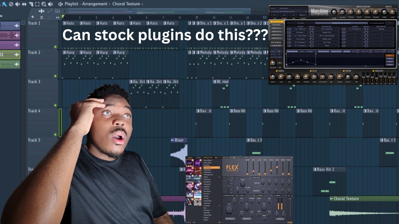 I Produced This Song Using Only Stock Plugins..... Here's What Happened