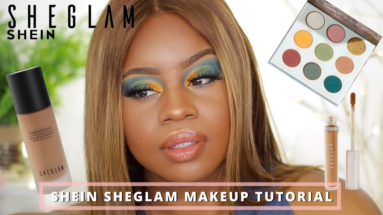 I tried a FULL FACE of SHEGLAM MAKEUP from SHEIN | Brown Skin