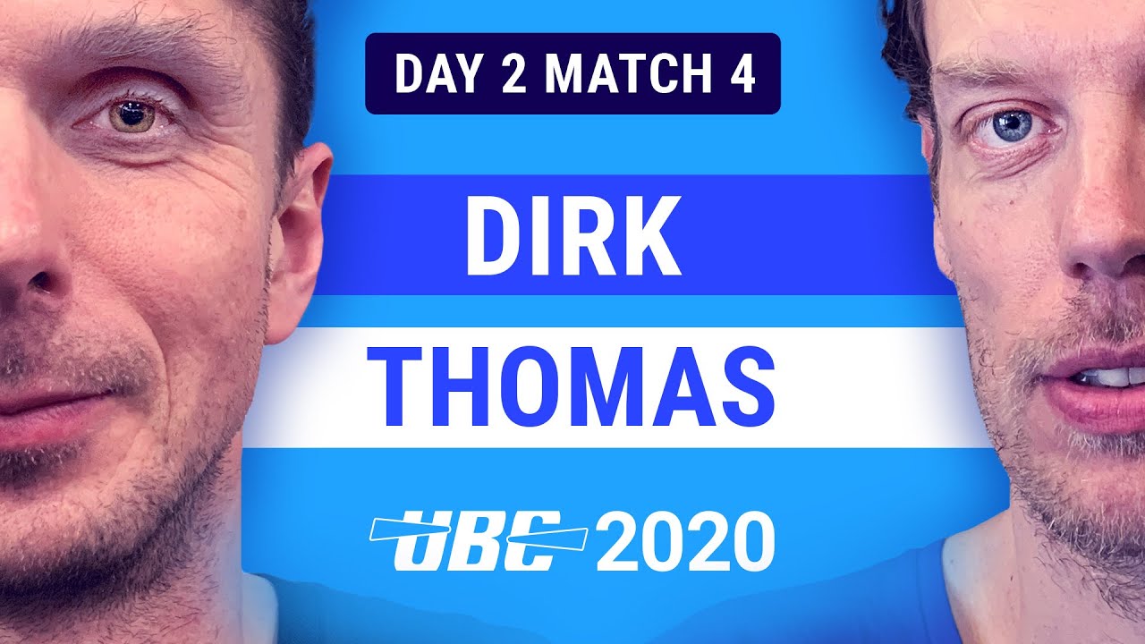 UBC 2020 (Dzień 2, Mecz 4): Dirk Schiemann kontra Thomas Kristensen