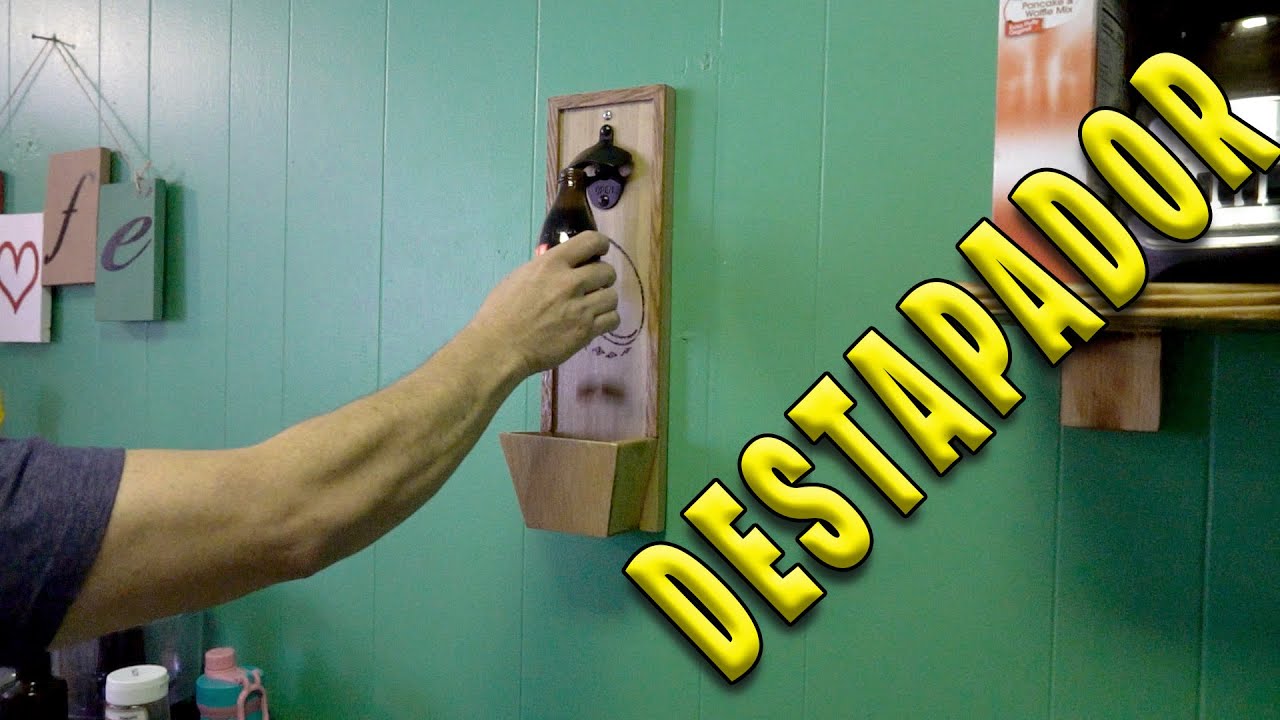 Un Artículo Muy Útil En EL Hogar: Destapador En Madera, Bonito, Fácil De Hacer