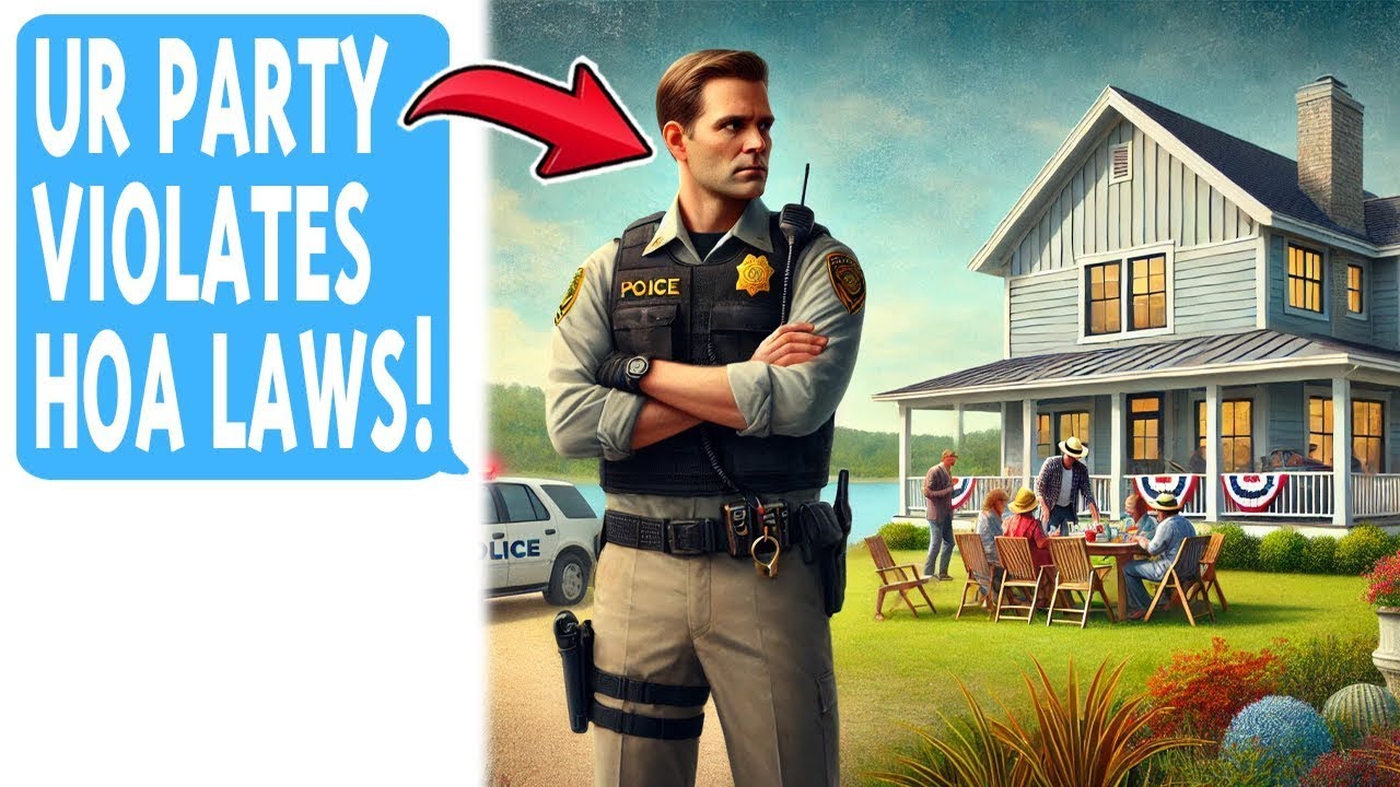 Unexpected Intrusion: HOA Official Crashes My Summer Bash Despite No Membership!
