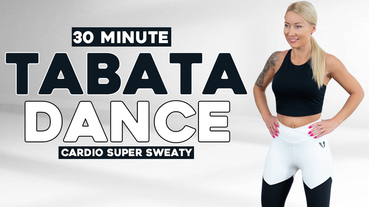 30 MIN TABATA DANCE WORKOUT Fat Burning Cardio Aerobics Knee Friendly No Jumping