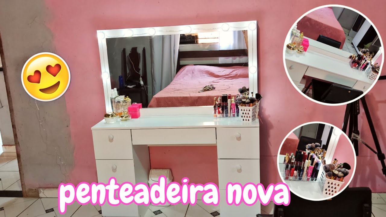 ORGANIZANDO MINHA PENTEADEIRA DO MERCADO LIVRE ❤️ EI CASEI - LAISA SILVA