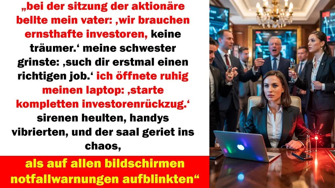 bei der sitzung spottete meine schwester, mein vater bellte – ich öffnete den laptop und alles brach