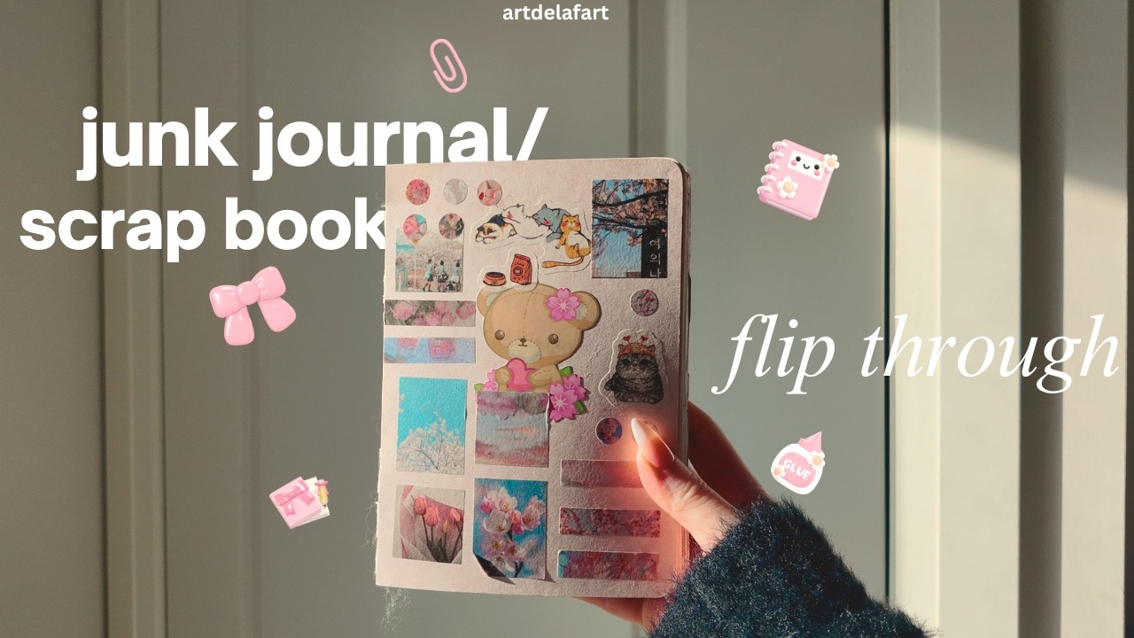 Finished Journal Flip Through 🌸 Junk Journal & Scrapbook | ideas for your 2026 journal