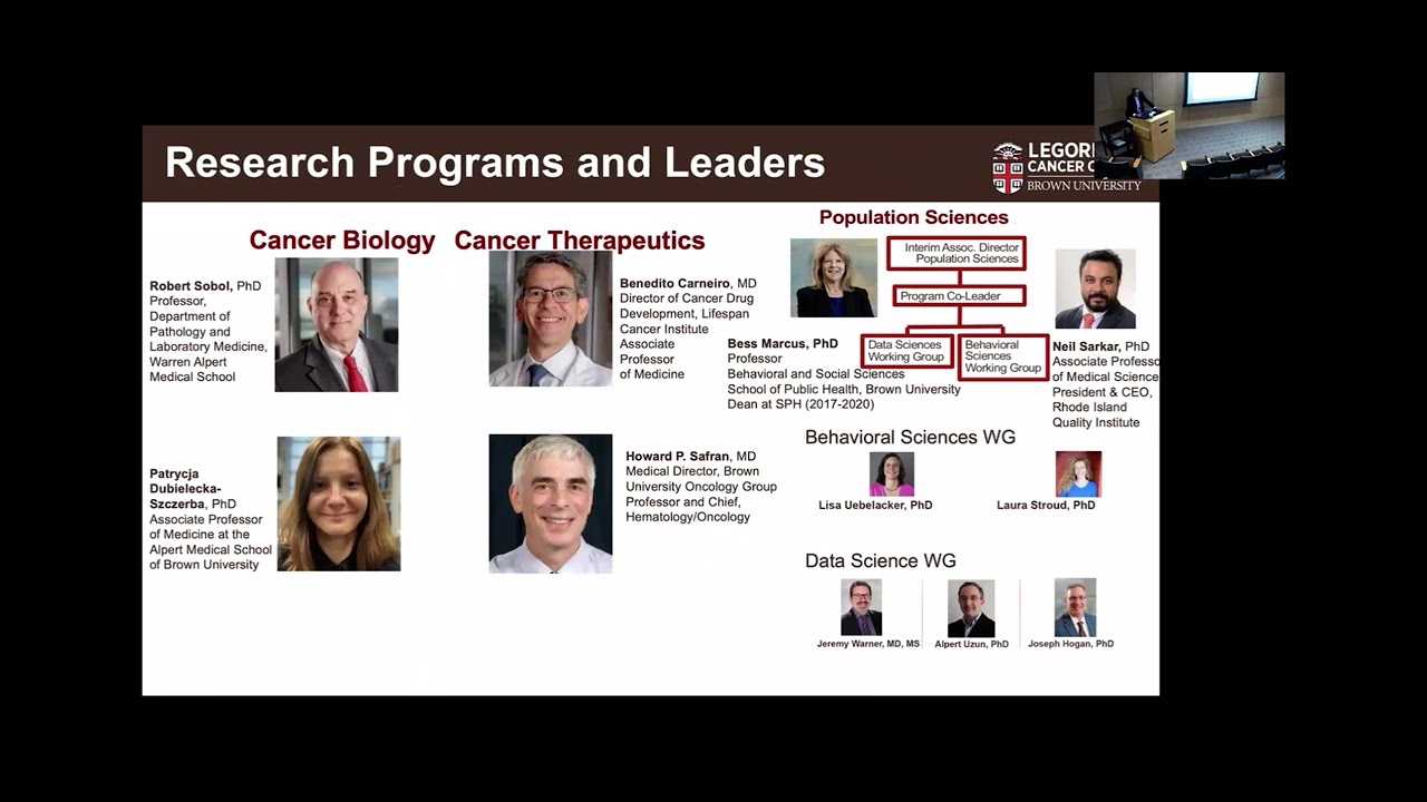 Opening & Introductory Comments at 1st Cancer & Bioengineering Retreat at Brown University 8-2-2024