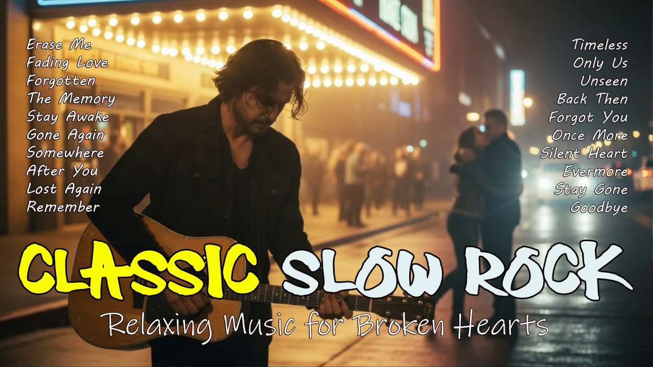 Relaxing Music for Broken Hearts 💔 | Soft Rock Ballads & Emotional Rock Songs