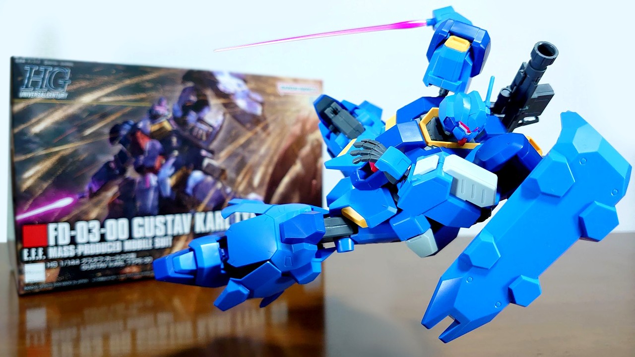 【閃光のハサウェイ版がHGに！ほとんどが新規パーツ！？】HG 1/144 グスタフ･カール００型　レビュー