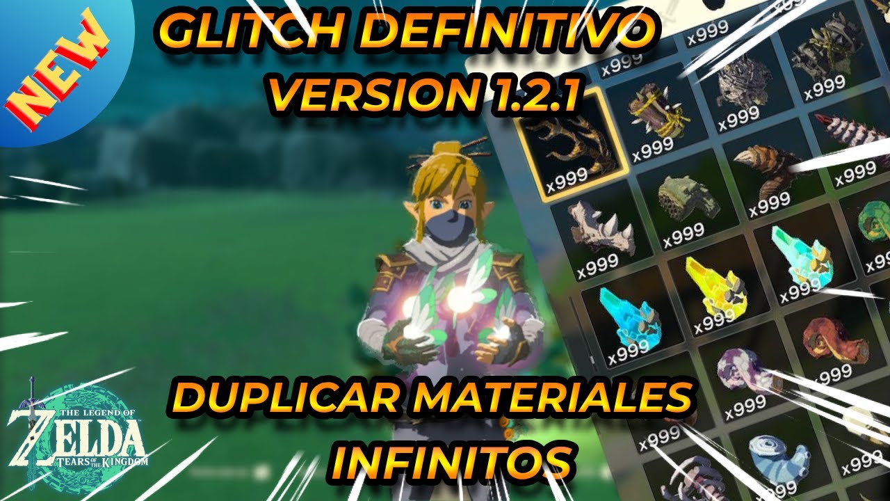 COMO DUPLICAR MATERIALES INFINITOS | GLITCH DEFINITIVO | ZELDA TEARS OF THE KINGDOM | V. 1.0 - 1.2.1