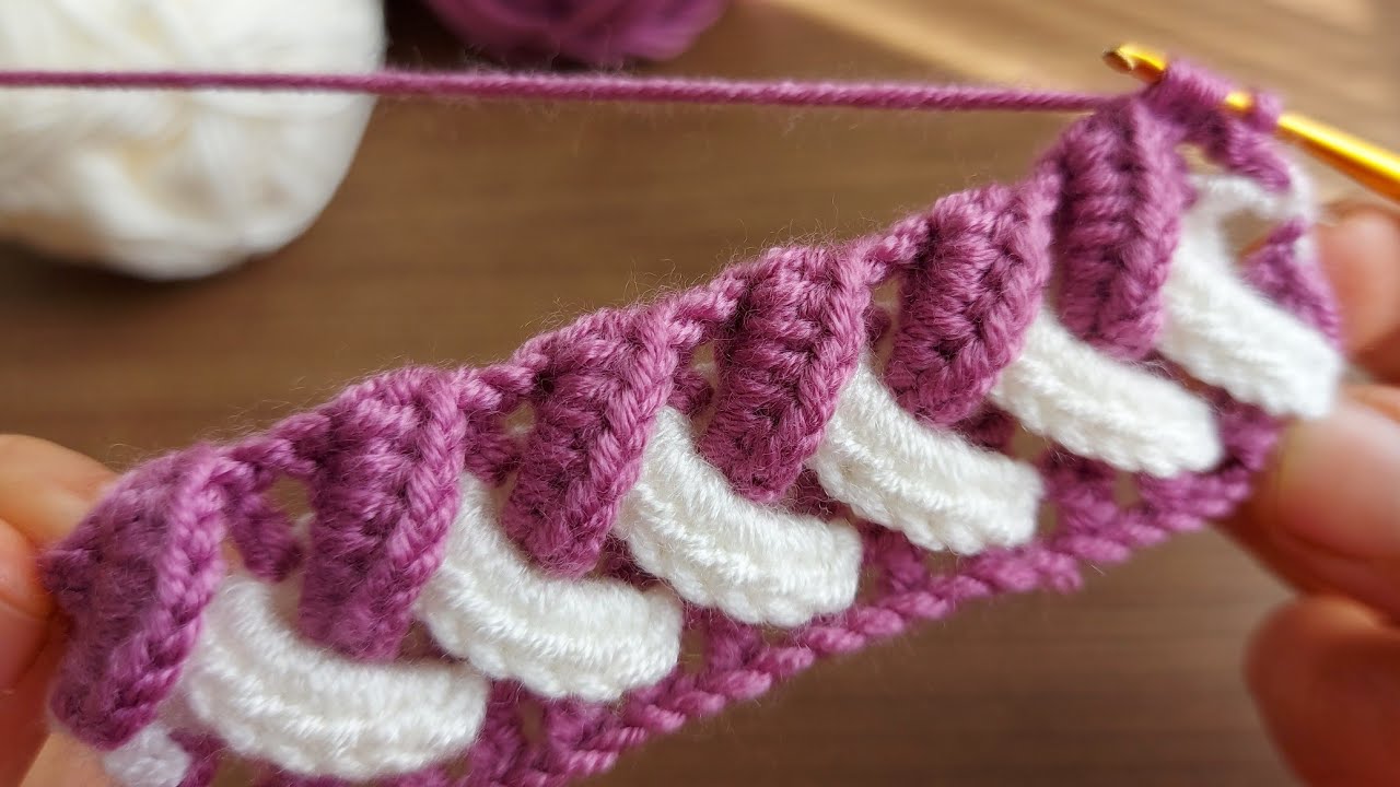 Super Easy Crochet Knitting - Tığ İşi Çok Güzel Çok Kolay Örgü Modelinin Yapımı