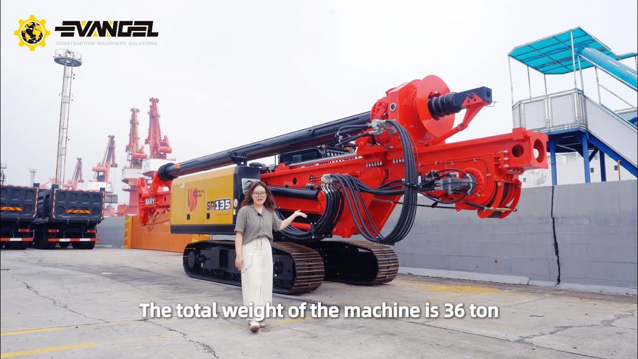 Walk Around the SANY SR135LS Rotary Drilling Rig