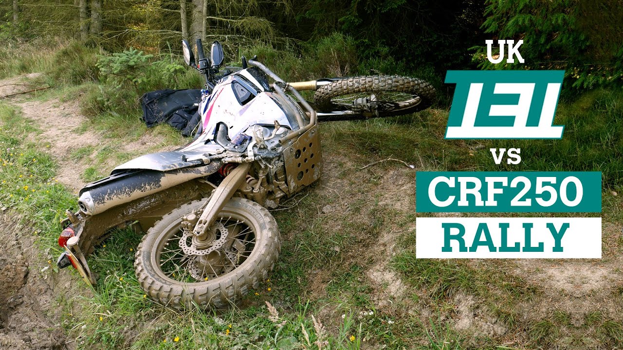UK Trans Euro Trail vs Honda CRF Rally Northumberland. Moto adventure!