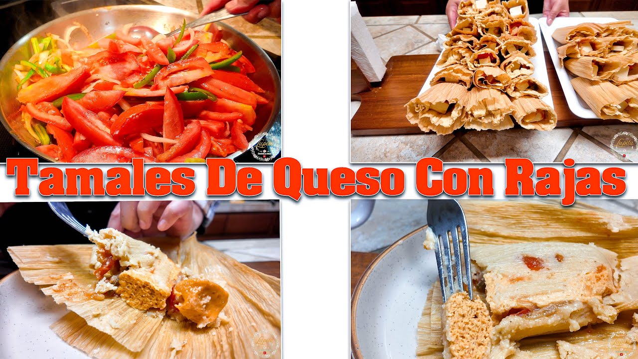 Tamales De Queso Con Rajas #recetas #recipe #receitas #trending