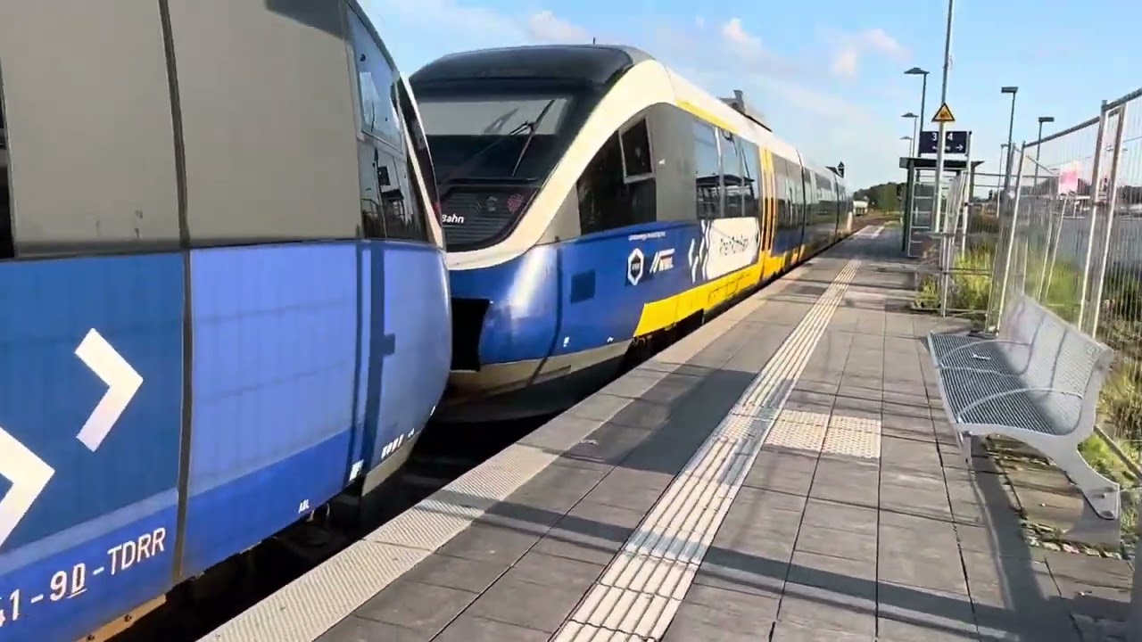 Bauarbeiten am Bahnhof Dorsten (inkl. Abfahrt mit der RE14)