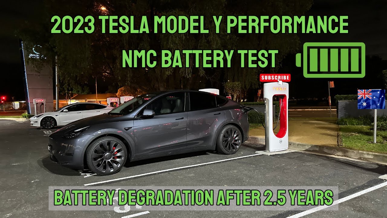 Tesla Model Y — состояние аккумулятора NMC спустя 2,5 года и более 22 000 км!