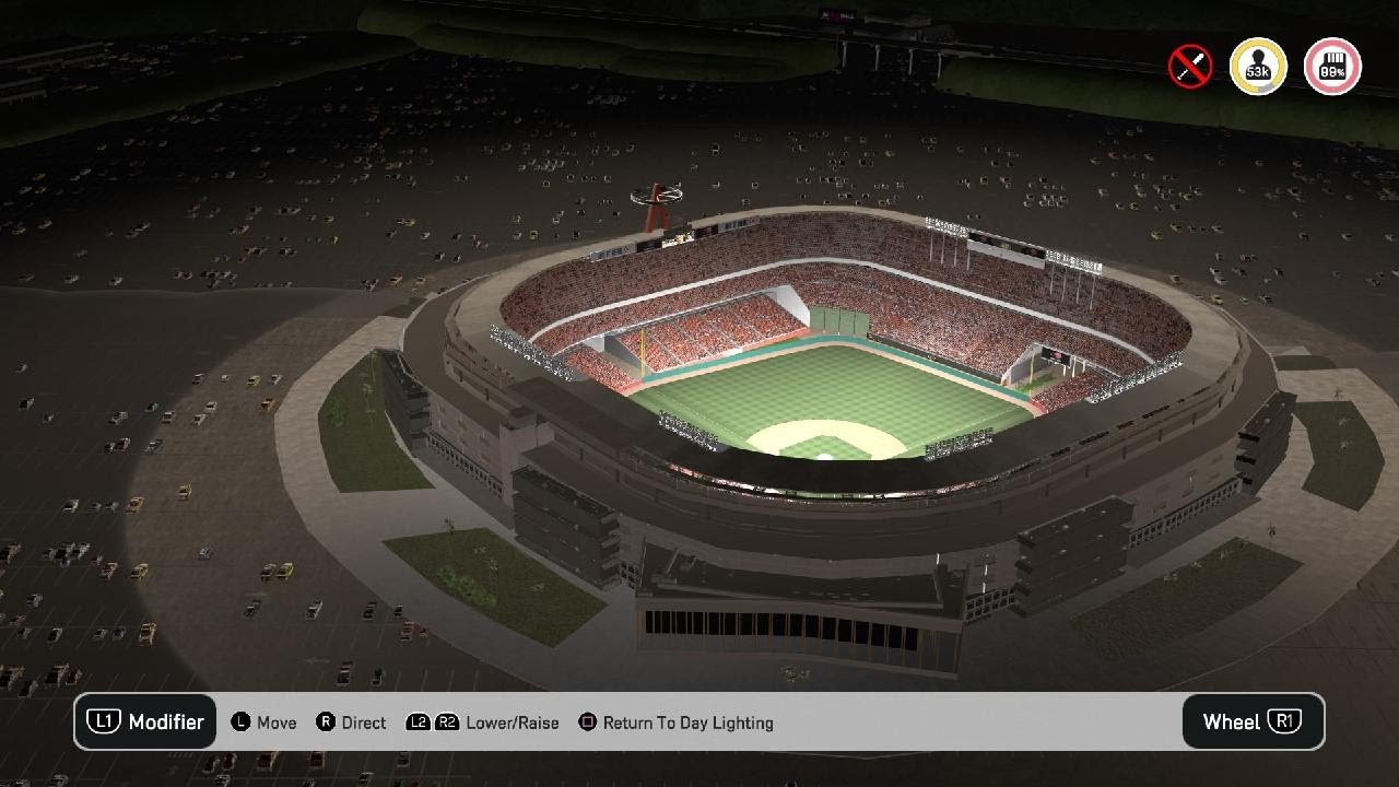 MLB The Show 25 Anaheim stadium