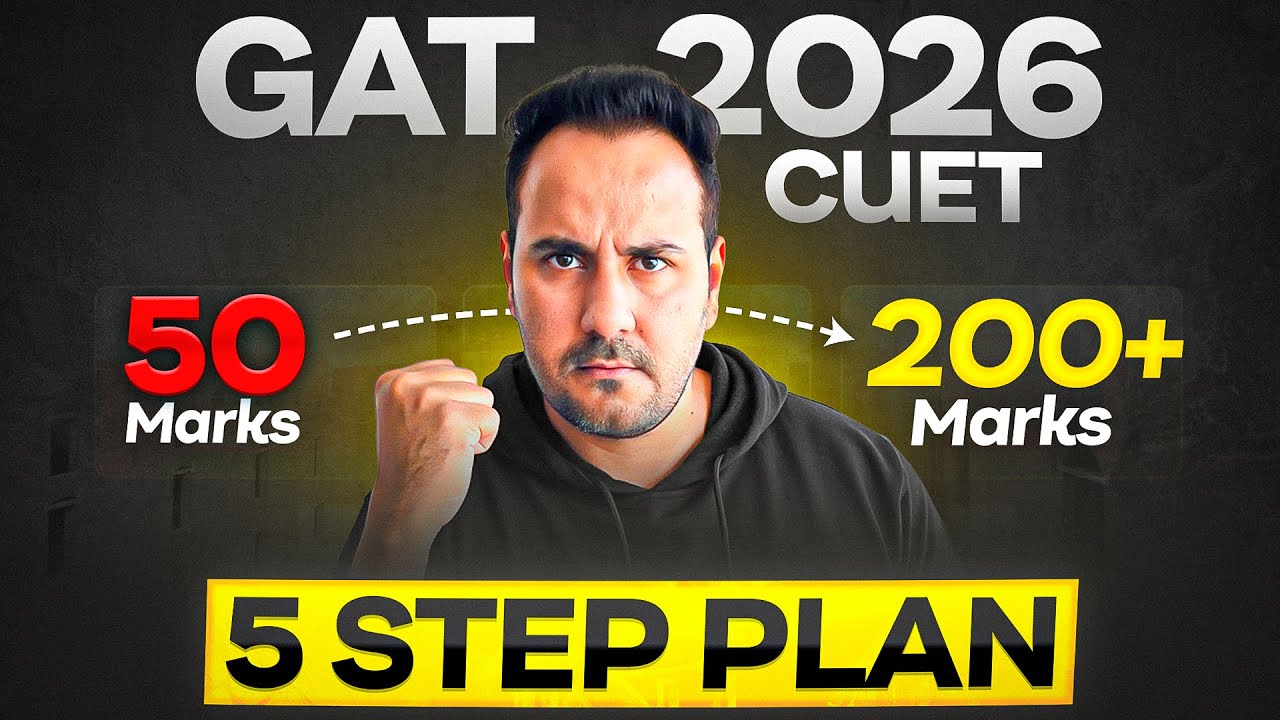 How to Score 200+ in GAT 2026 (Toppers’ 5-Step Strategy)  | Ushank Sir