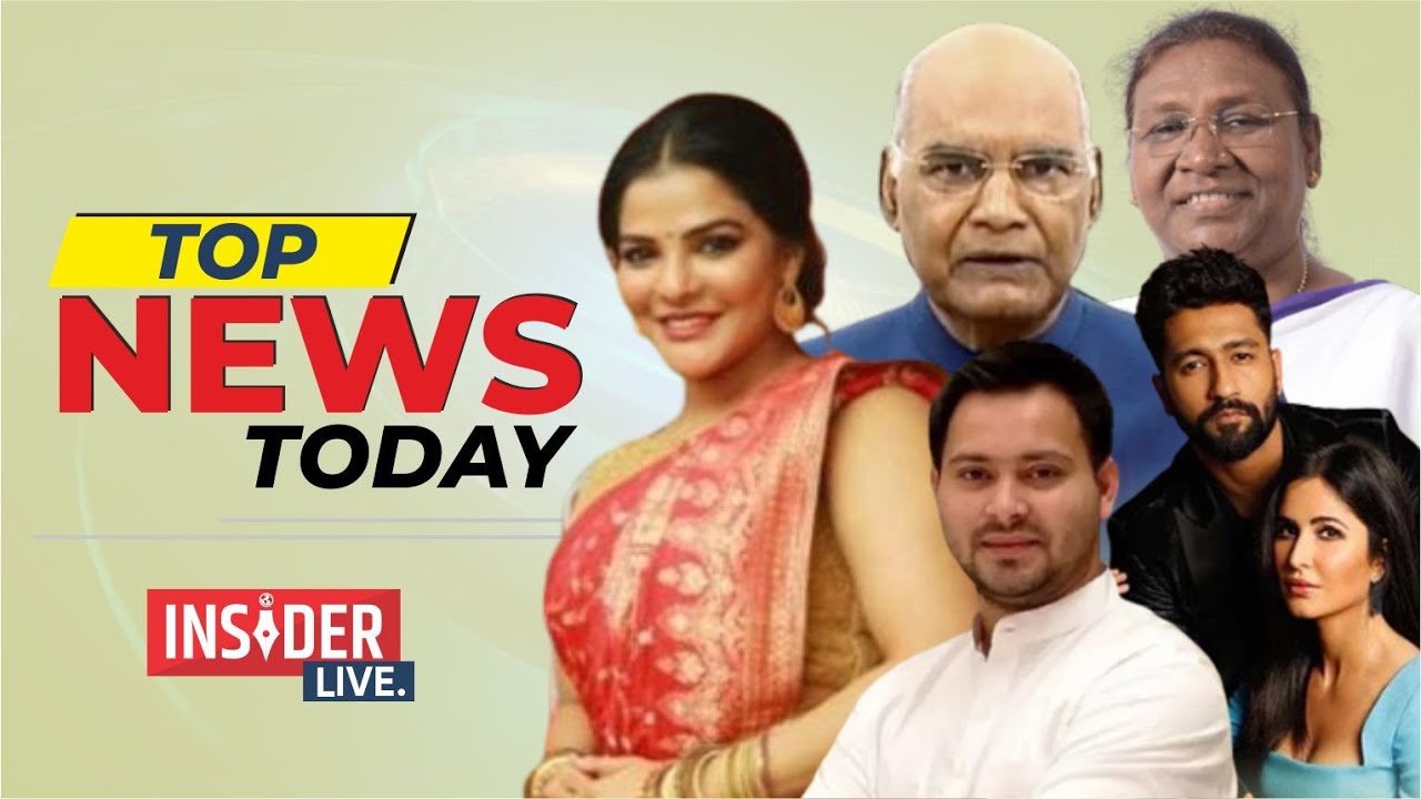 INSIDER LIVE NEWS | TOP NEWS TODAY | DRAUPADI MURMU